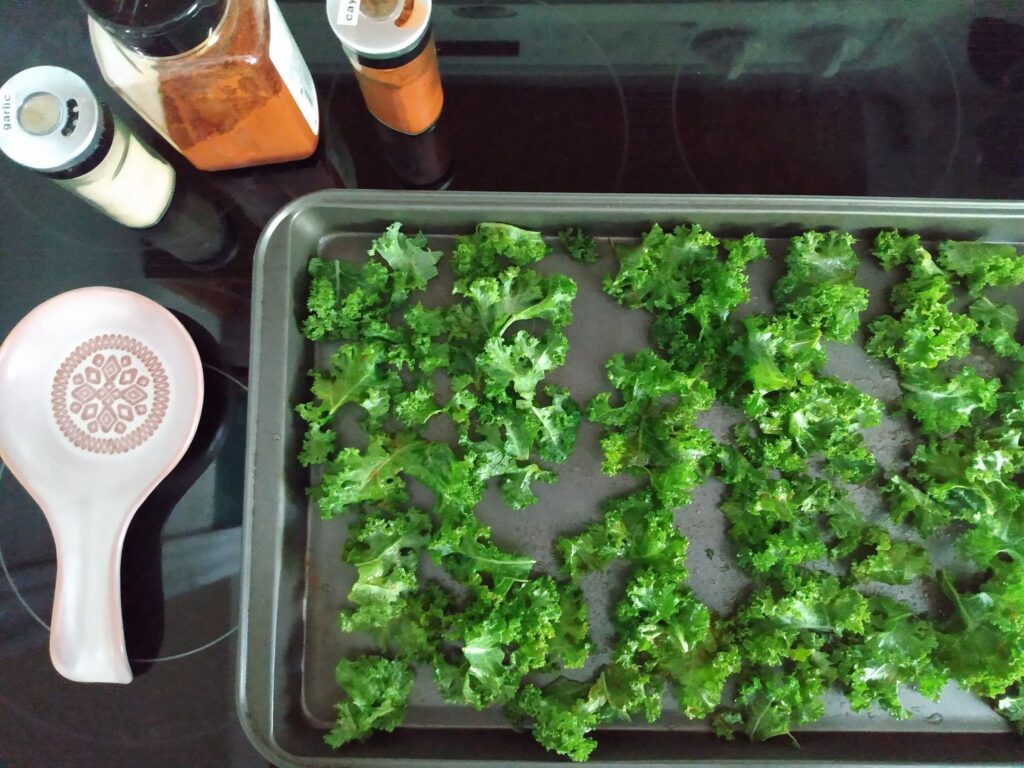 kale chips - healthy cleanse snack recipe