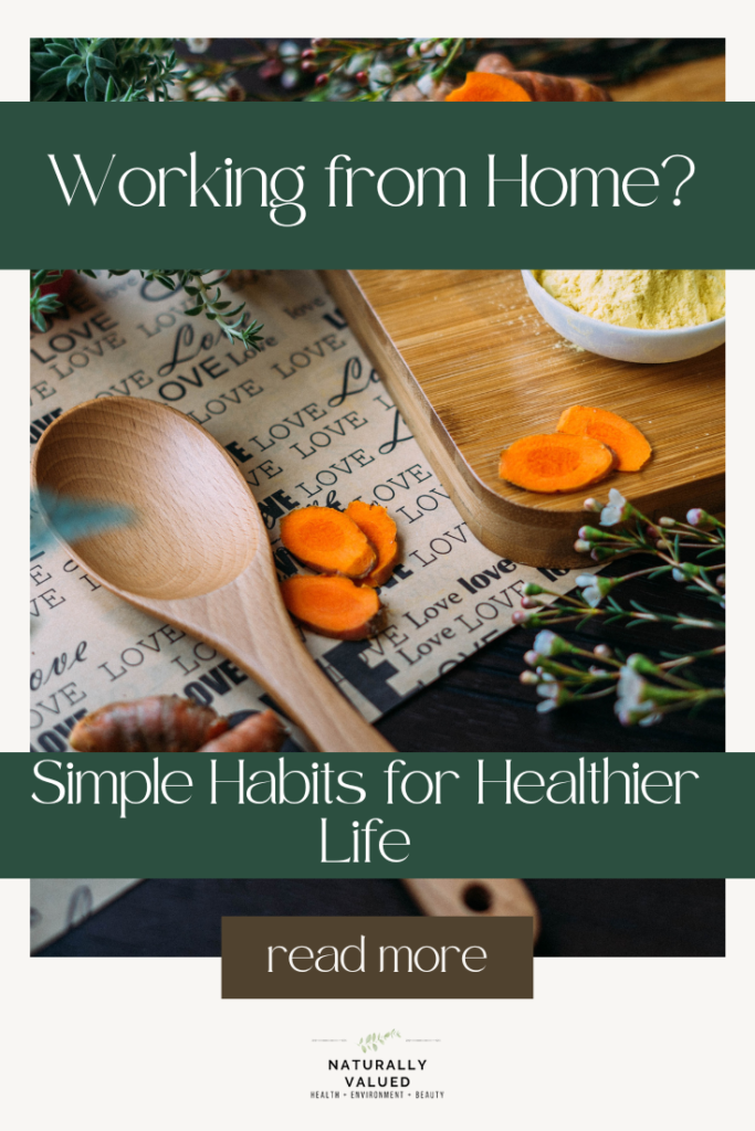 Working from Home? Simple Habits for Healthier Life
Wooden spoon with vegetables on cutting board